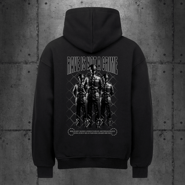 Not A Crime Backpatch Hoodie