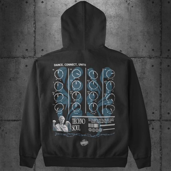 Techno Soul Mixer Backpatch Hoodie