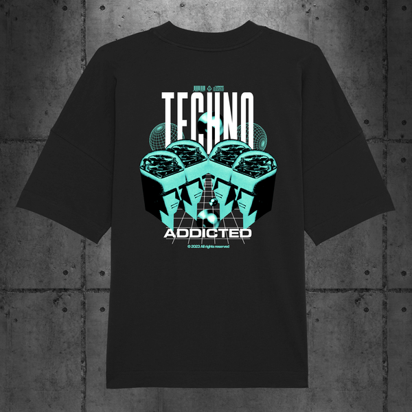 Techno Addicted Oversize T-Shirt