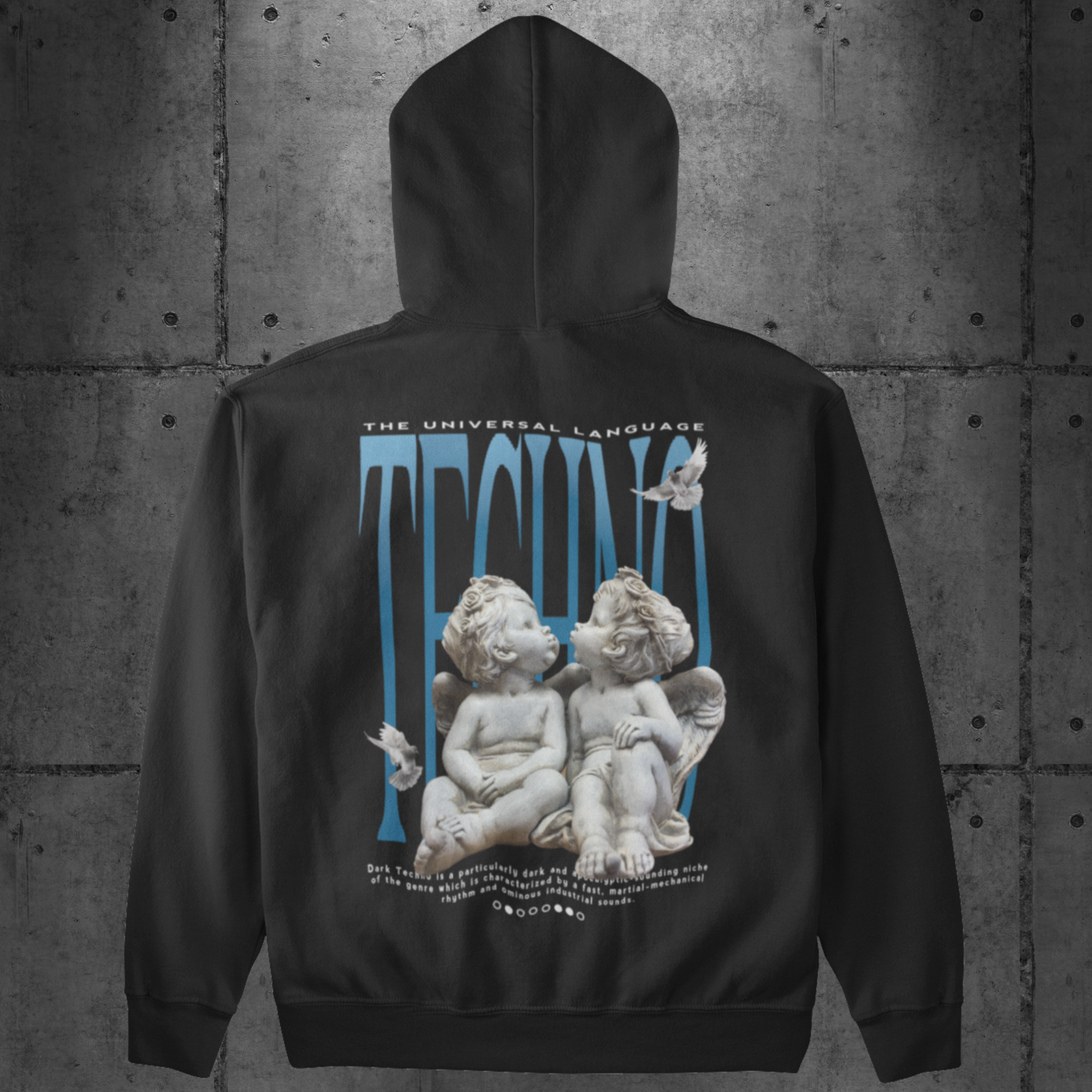 Techno Angels Backpatch Hoodie