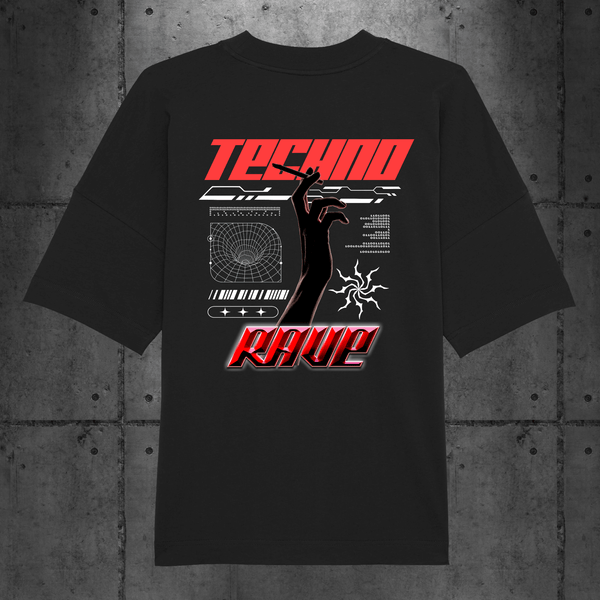 Techno Rave Oversized T-Shirt