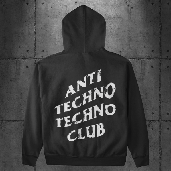 Anti Techno Techno Club Backpatch Hoodie