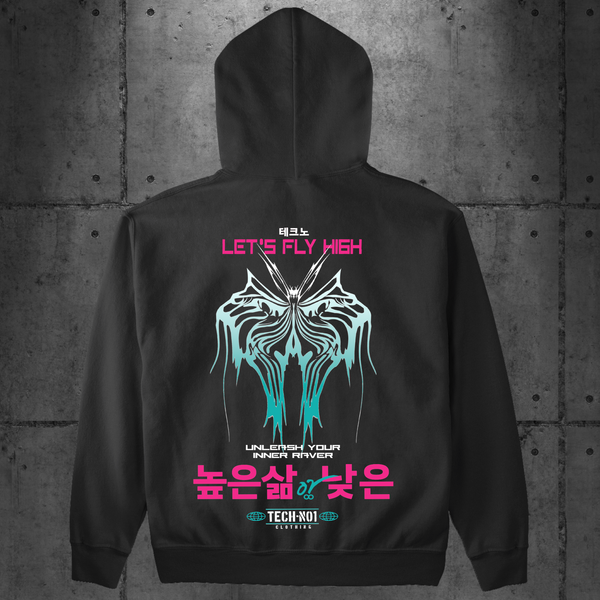 Lets Fly High Backpatch Hoodie