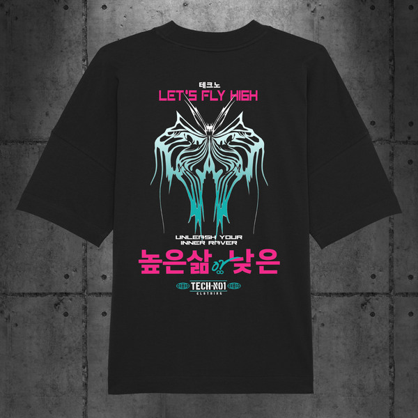 Lets Fly High Oversized T-Shirt