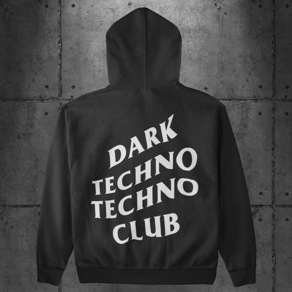 Dark Techno Techno Club Backpatch Hoodie