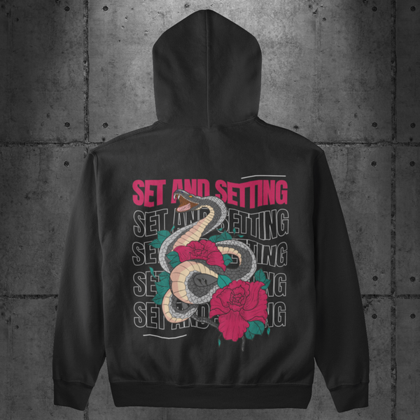 Set And Setting Backpatch Hoodie