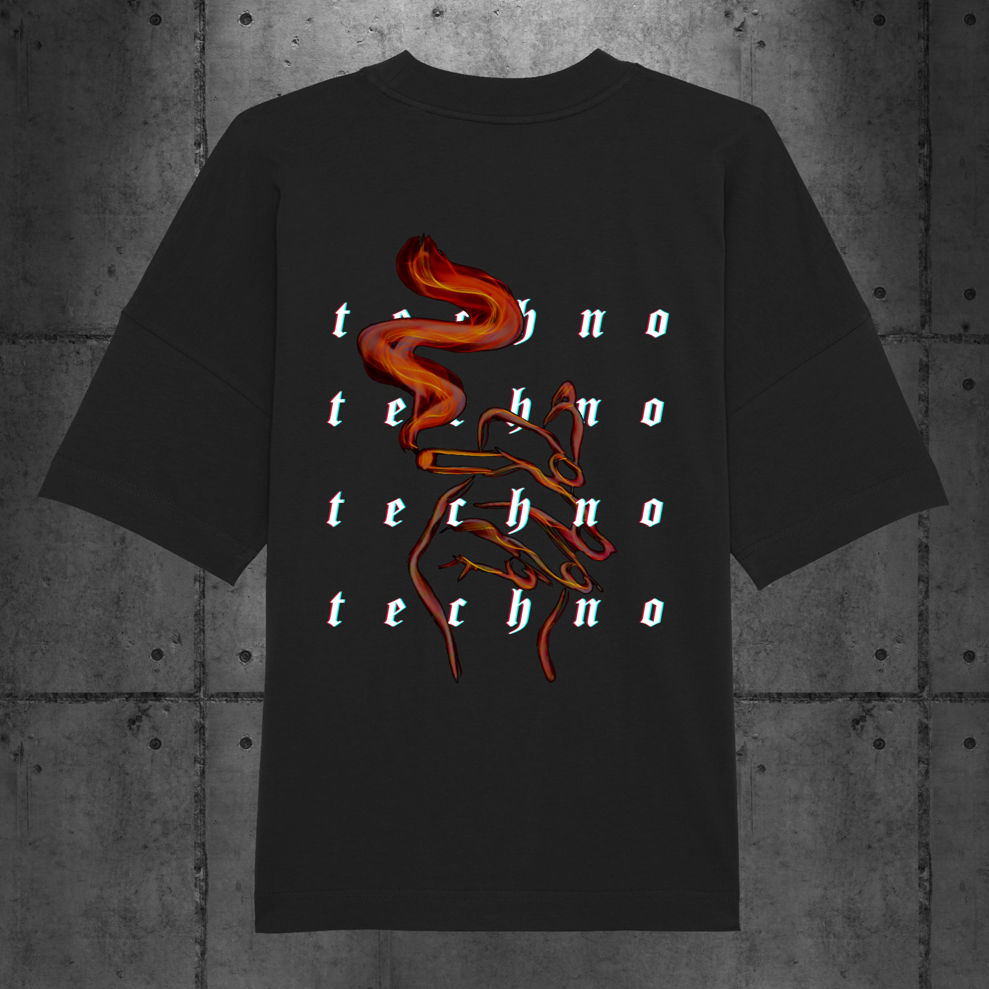 Techno Smoke Oversized T-Shirt