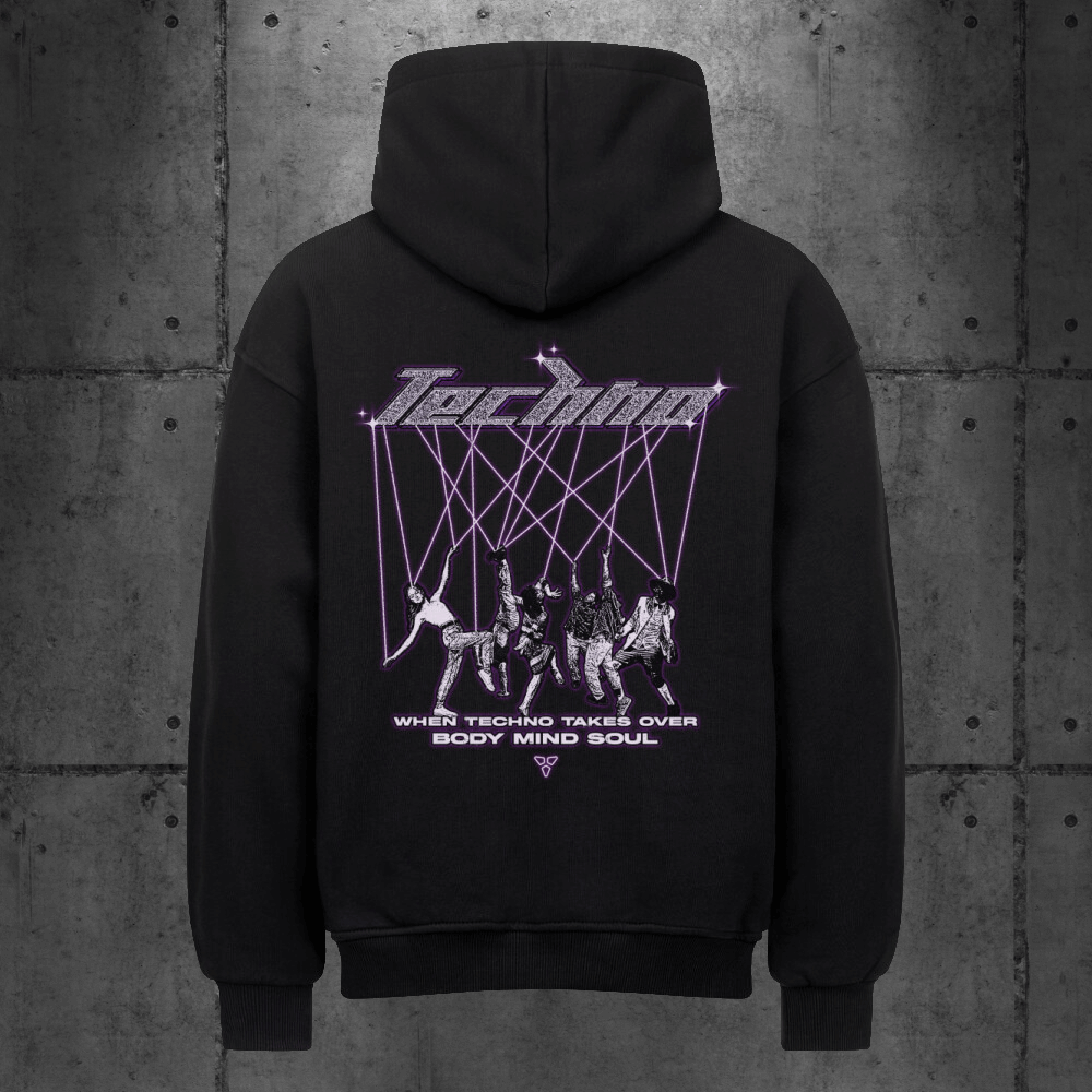 Techno Controll Backpatch Hoodie